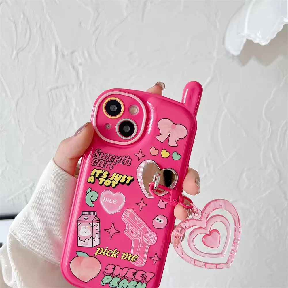 Ốp Điện Thoại Màu Hồng Dễ Thương Cho iPhone 11 11promax 12 12pro max 13 13pro 13promax x xr xsmax 14 14pro max