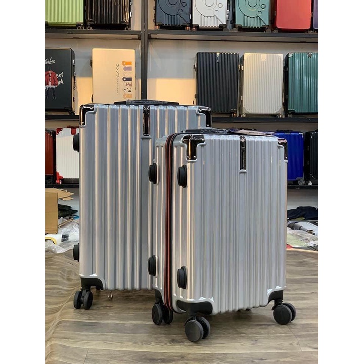 Vali Kéo Vali Du Lịch Nhựa Siêu Bóng Siêu Đẹp Chống Va Đập Bể Vỡ