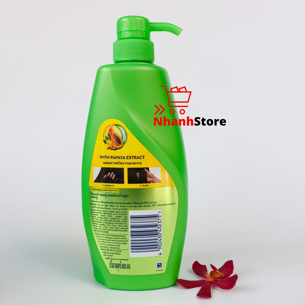 Dầu Gội Rejoice chai 600ml Thái Lan (Mẫu Mới)