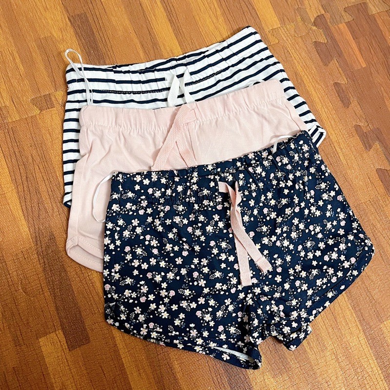 [AUTH] Set 3 quần cotton bé gái H&amp;M Auth săn sale siêu rẻ