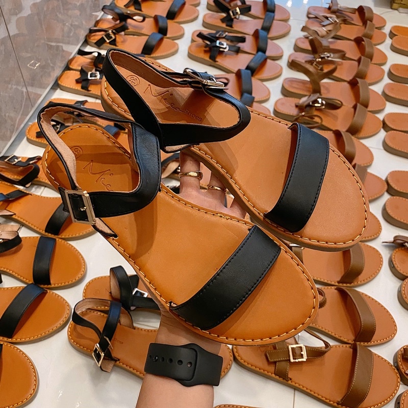 GIÀY SANDAL QUAI NGANG BASIC ( MIEO SHOES S148 S149 )