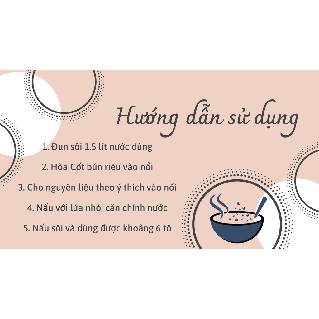 Gia vị Cốt bún riêu Quốc Việt - Gói 50g - VN10506