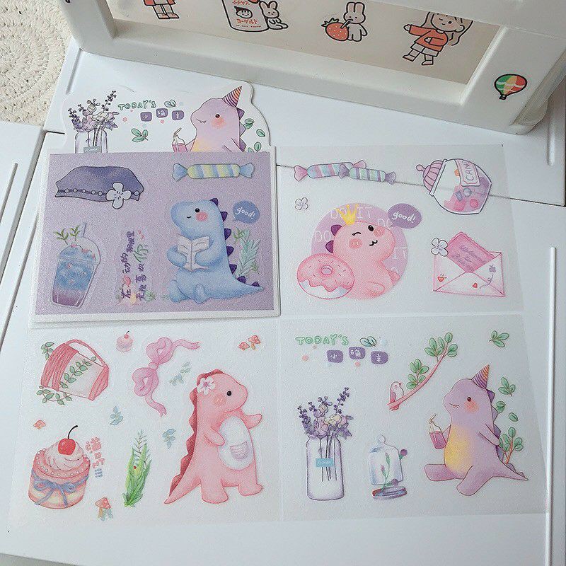 Sticker 4 tấm hình cute