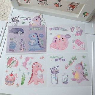 Sticker 4 tấm hình cute