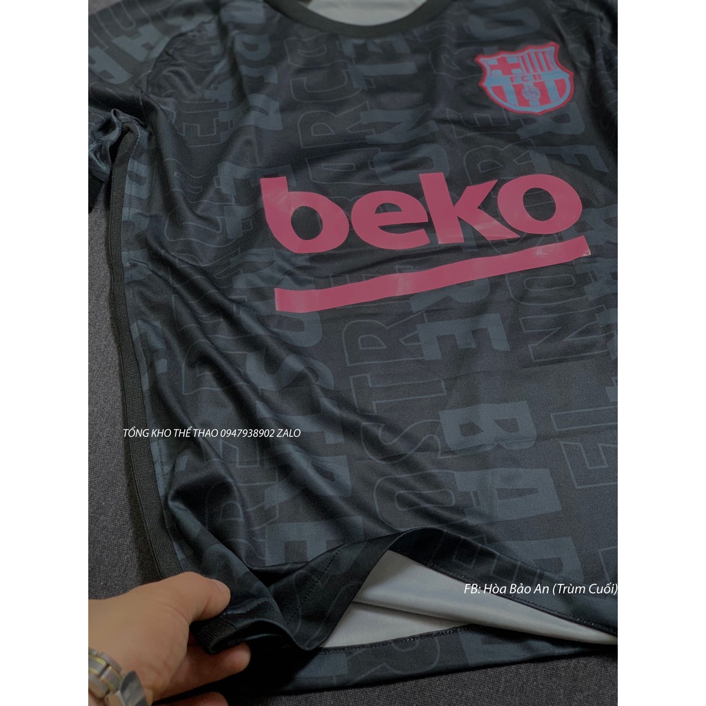 Freeship Toàn Quốc - Áo Barca 2023 - Quần Áo Bóng Đá CLB Barcelona Training vải Thun Thái mới 2023