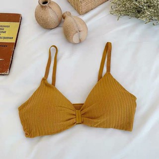 Áo bra cotton nơ mới siêu đẹp
