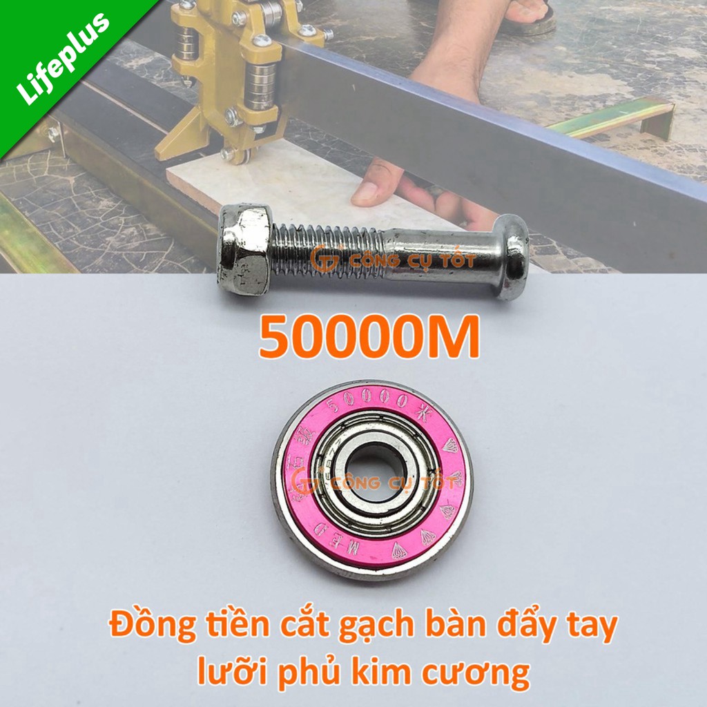 Lưỡi tròn cắt gạch bàn đẩy hộp sắt phủ kim cương siêu mịn tới 50000M