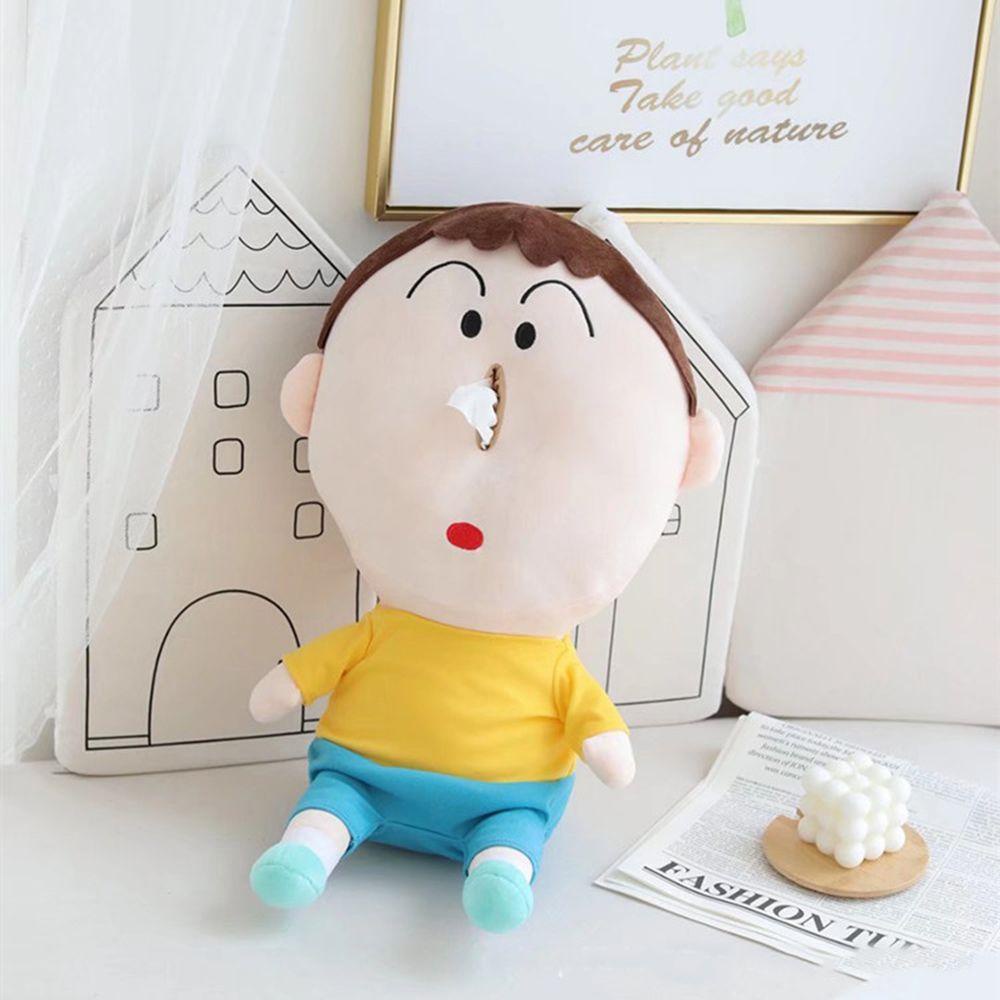 Búp Bê Nhồi Bông Mềm Mại Hình Cậu Bé Bút Chì Shin-chan Sáng Tạo Trang Trí Nhà Cửa