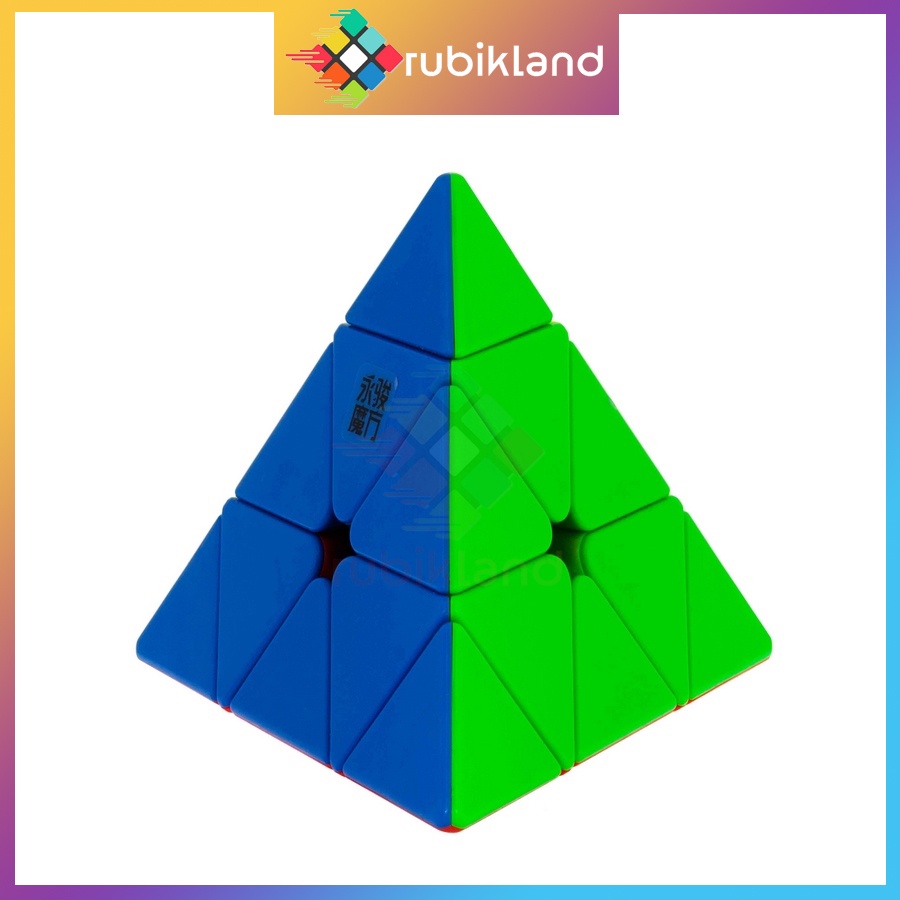 Rubik Pyraminx Nam Châm YJ Pyraminx V2 M Stickerless YongJun YuLong V2 M Stickerless Rubic Kim Tự Tháp Đồ Chơi Trí Tuệ