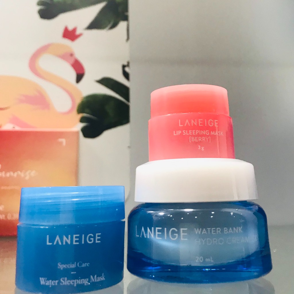 Bộ sản phẩm mini dưỡng ẩm dành cho da Laneige - Best selling moisturizing items