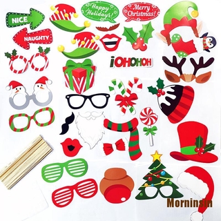 ❀Morninsin❀Set 32 Đạo Cụ Chụp Ảnh Giáng Sinh / Năm Mới Vui Nhộn
