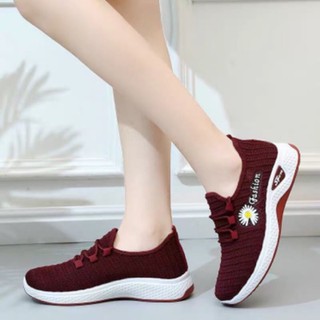 ] Giày nữ cổ chun hoa cúc mới