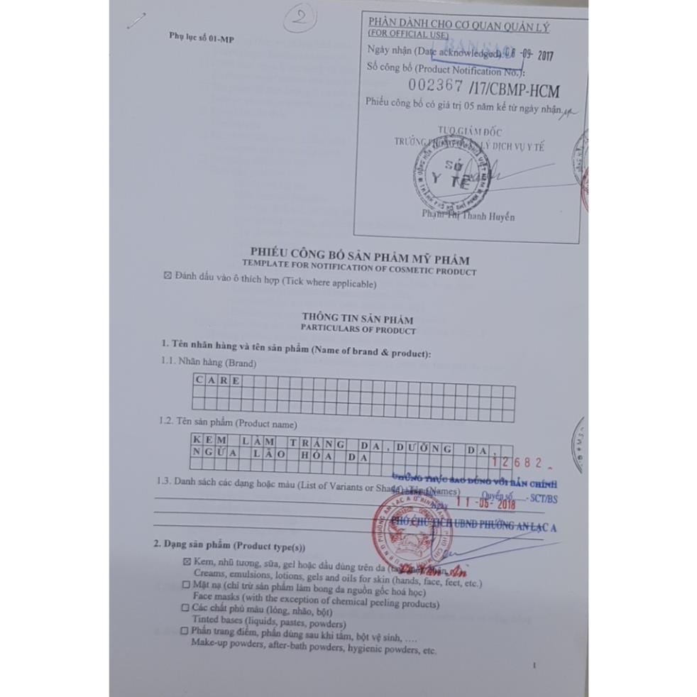 KEM DƯỠNG TRẮNG TÁI TẠO DA, NGĂN NGỪA LẢO HÓA, GIỮ ẨM CHO DA CAO CẤP 18G NGUYỄN QUÁCH