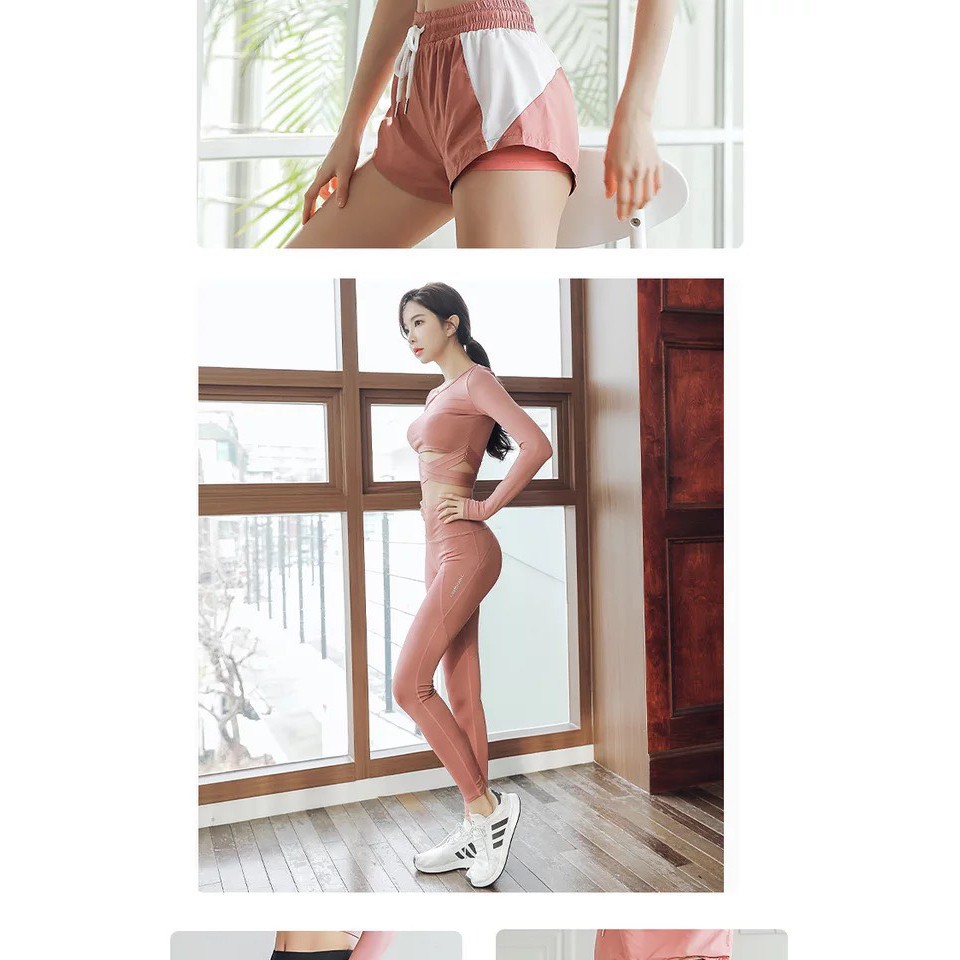 (0016) Bộ tập gym thể thao nữ dài tay cao cấp siêu hot, thoải mái vận động, nhiều màu chọn lựa hàng quảng châu cao cấp