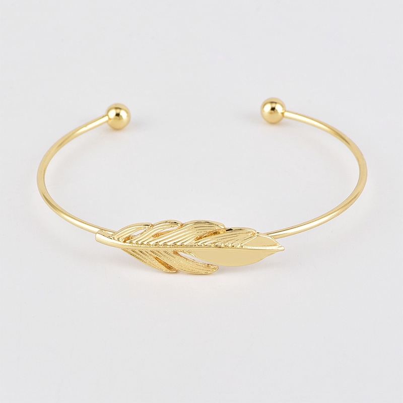 Set 5 vòng tay mặt hình mặt trăng / lá thời trang dành cho nữ