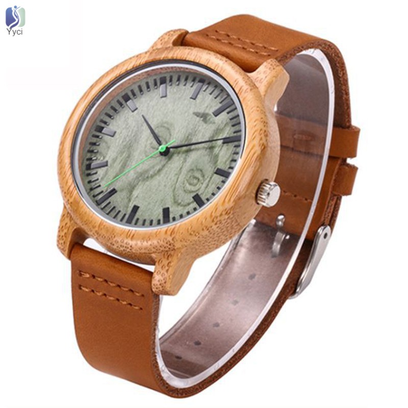 Đồng hồ đeo tay bằng gỗ cao cấp thời trang cho nam / nữ