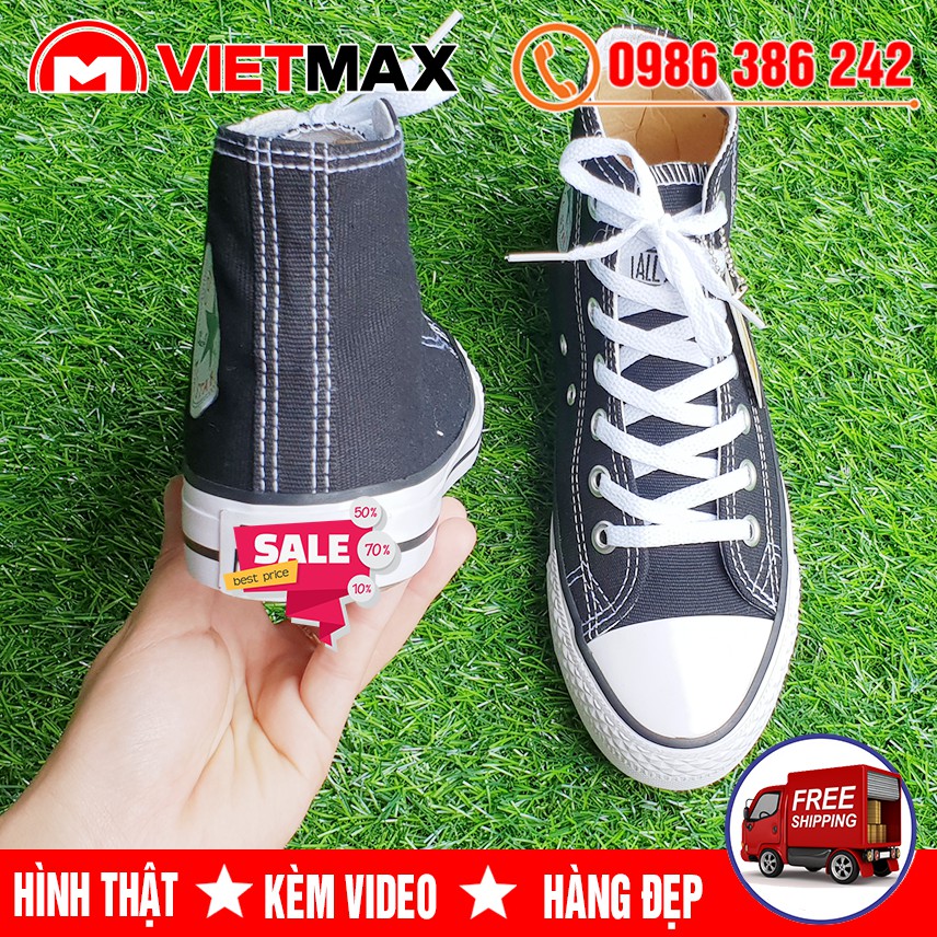 🔥 [SALE UP TO 50%] Giày Thể Thao Sneaker Classic Đen Trắng Cổ Cao