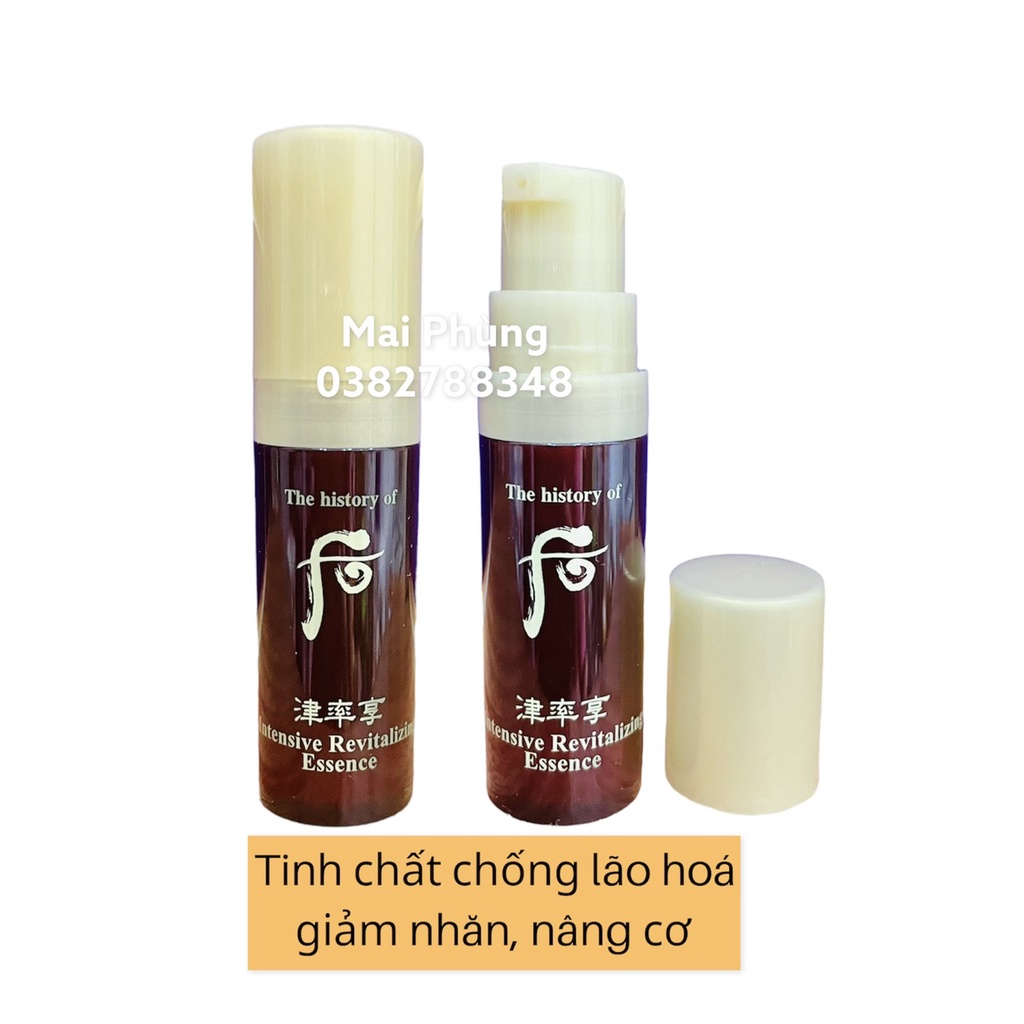 Tinh chất dưỡng chống lão hoá Whoo đỏ Jinyulhyang Intensive Revitalizing Essence 4ml