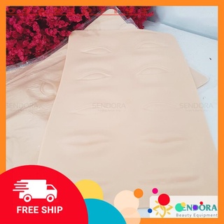 Da giả 3D - 4D tập phun xăm hình khuôn mặt, mày, môi, mí [Chính Hãng]