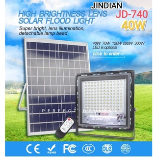 Đèn năng lượng mặt trời chính hãng jindian jd-740