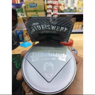 Wax sáp vuốt tóc pomade dry xám 75g