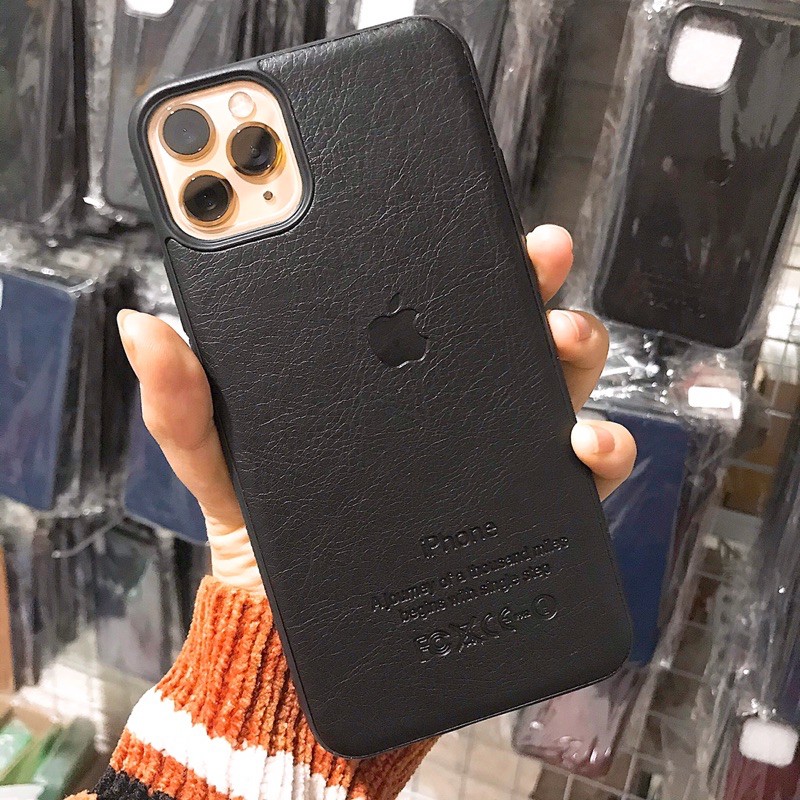 Ốp lưng iphone Da logo táo cho iPhone 6/6s/6spl/6pl/7/8/7pl/b8pl/X/Xsmax/ip11/ip11pro/ip11promax/12/12pro/12promax | BigBuy360 - bigbuy360.vn