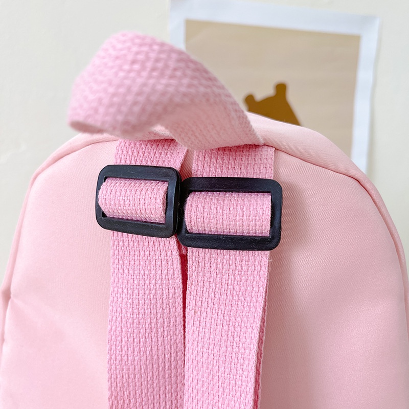 Ba Lô Đi Học Bằng Nylon Nhẹ In Họa Tiết Gấu Hoạt Hình Dễ Thương Thời Trang Cho Bé Mẫu Giáo Từ 3-10 Tuổi