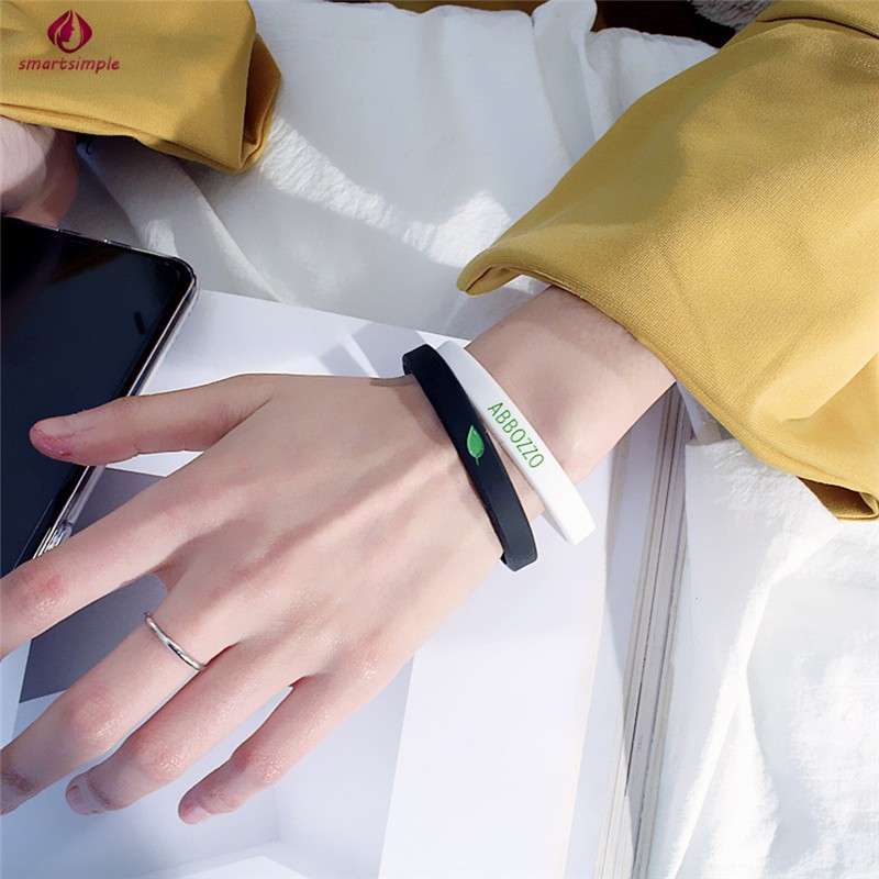 Vòng đeo tay silicone kiểu dáng thể thao dành cho cặp đôi