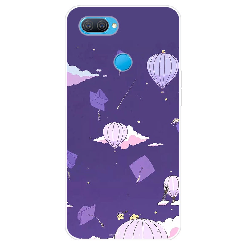 Ốp điện thoại TPU dẻo họa tiết hoạt hình dễ thương cho OPPO A12 A12E OPPO A12