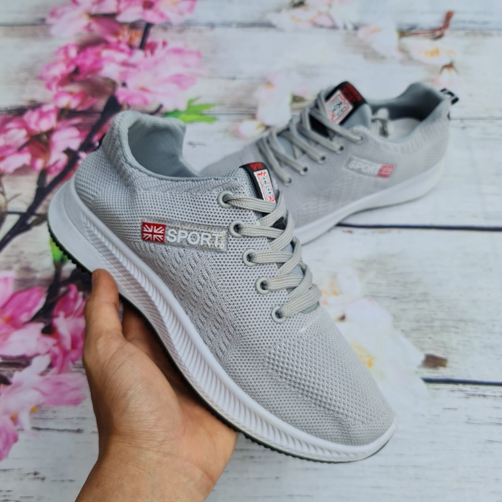 Giày sneaker thể thao nam đế cao, thoáng hơi, mang êm H82