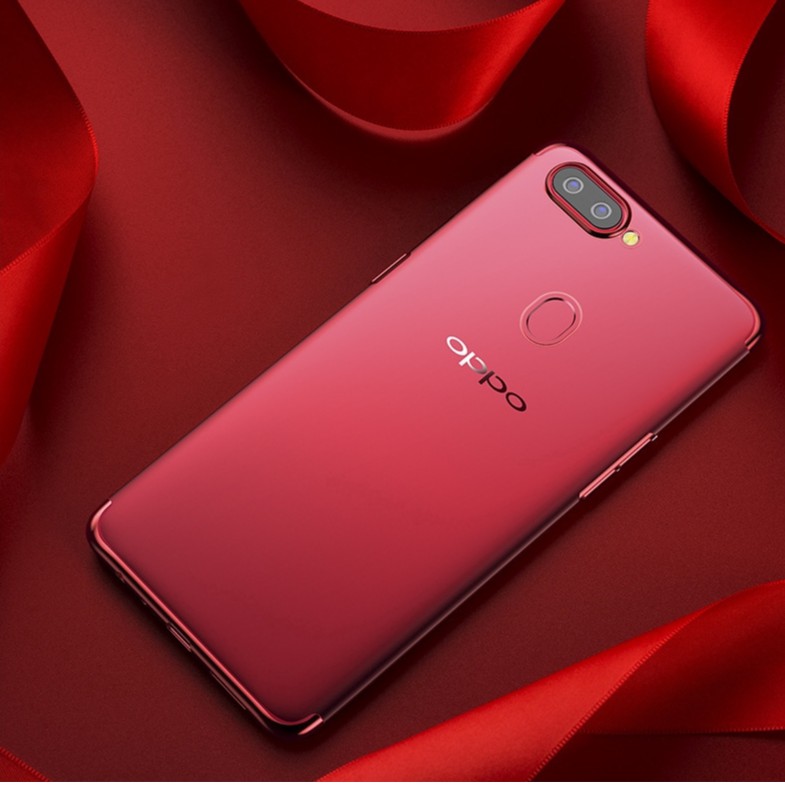 Ốp lưng trong suốt viền mềm có màu thời trang cho OPPO R15 Pro A71 A5/A3S