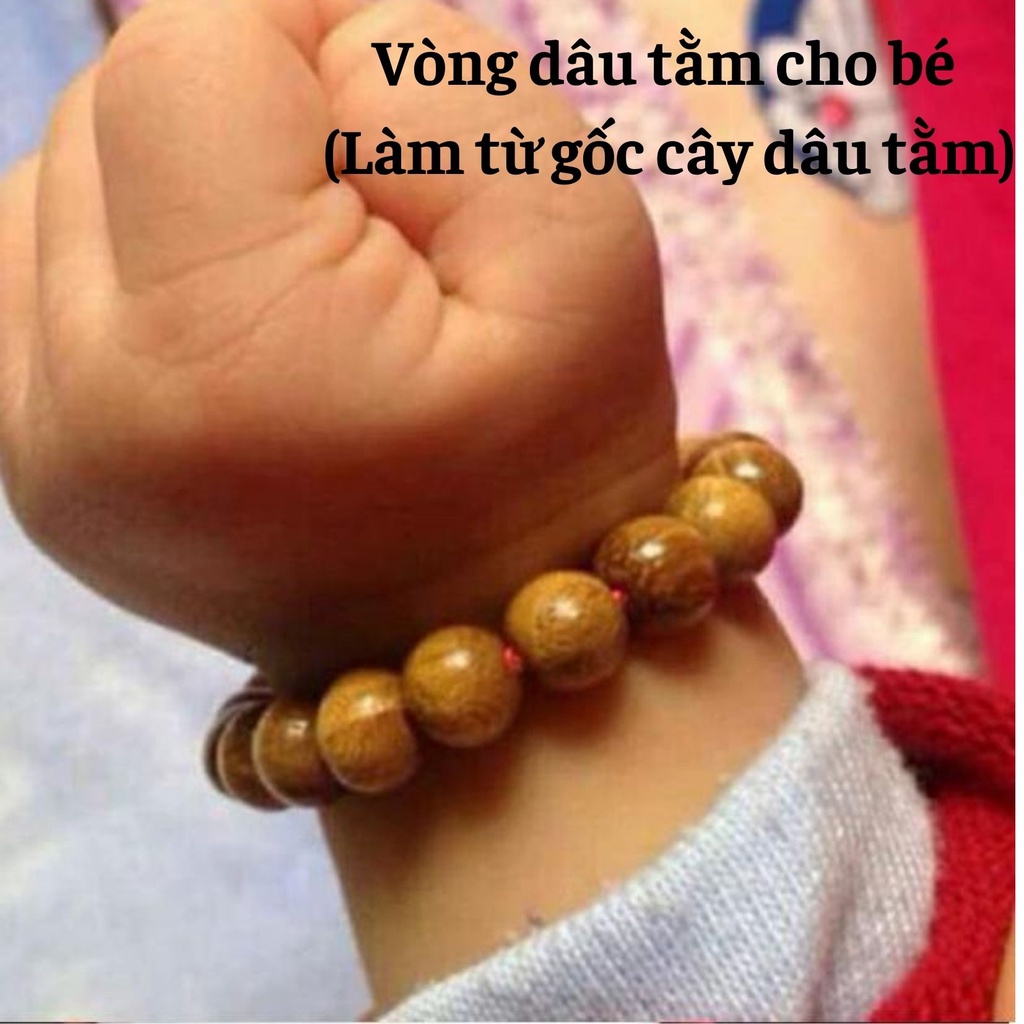 Vòng Dâu Tằm Cho Bé, Làm Từ Gốc Cây Dâu Tằm Thật Giúp Trẻ Ngủ Ngon
