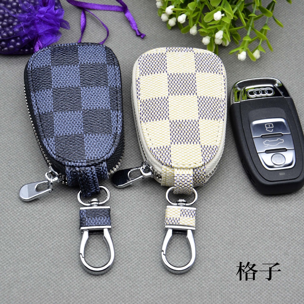 Ví đựng chìa khóa xe hơi có dây khóa kéo đa năng tiện dụng
