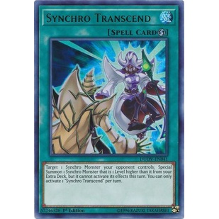 Thẻ bài Yugioh - TCG - Synchro Transcend / DUOV-EN041'