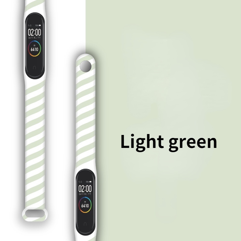 Dây Đeo Silicone Nhiều Màu Cho Mi Band 4/3 Và 6/5