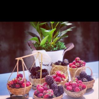 Giỏ mây tre đan trang trí, chụp hình, decor, 1 set 8 món