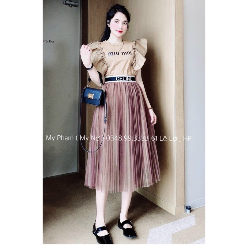 BÁN SỈ CHÂN VÁY LƯỚI CẠP CHỮ CE.LIN CHO NỮ | BigBuy360 - bigbuy360.vn