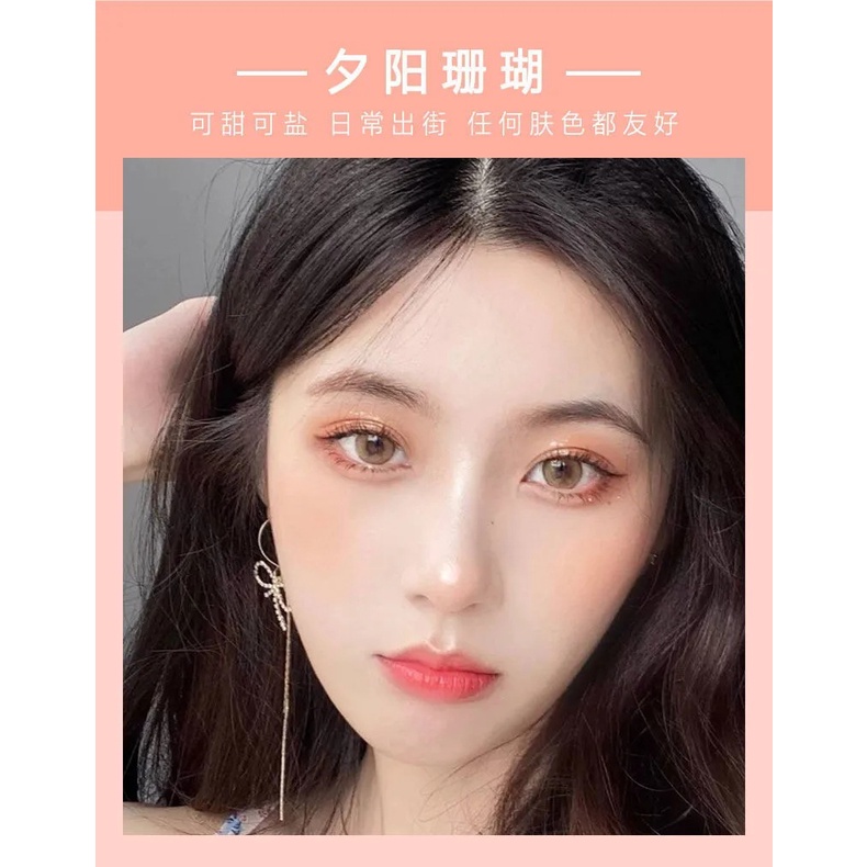 Phấn Mắt Chín Màu Ánh Ngọc Trai acrylic Trong Suốt Lâu Trôi Không Dễ Phai Màu Cho Nữ