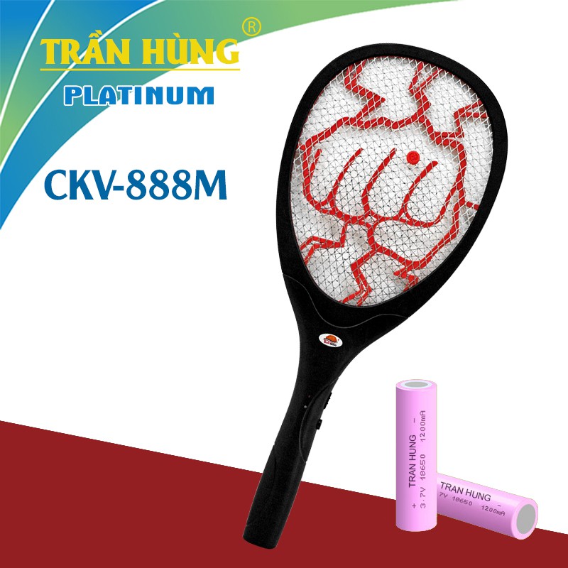 Vợt muỗi cao cấp CKV-888M [chạy pin 18650]