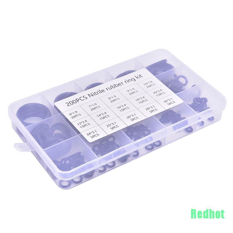 Set 200 vòng đệm chữ O chuyên dụng chất lượng cao