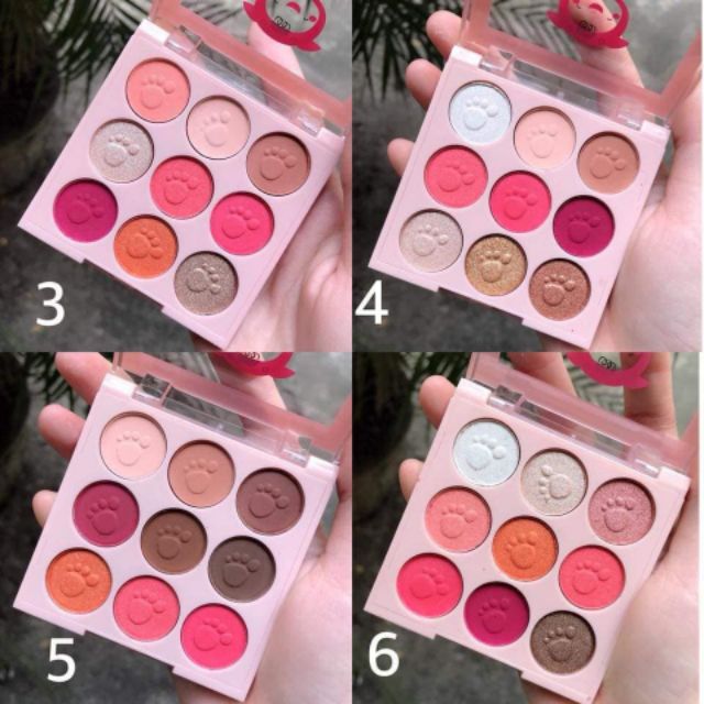 BẢNG MÀU MẮT 9 Ô PINK MEMORIES MẪU SỐ 6