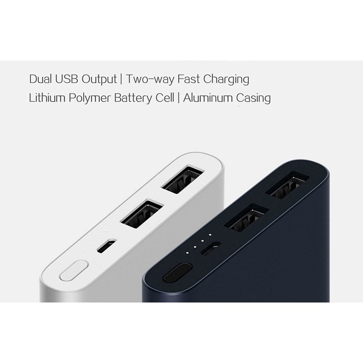 Pin Sạc Dự Phòng Xiaomi 2S 10000mAh (Gen 2 New - 2018) - Hàng Chính Hãng DGW