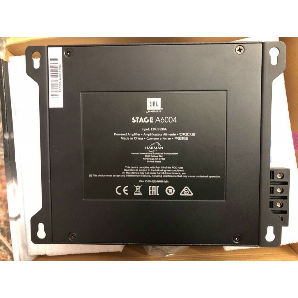 Amply xe hơi 4 kênh JBL Stage A6004 Chính hãng Harman