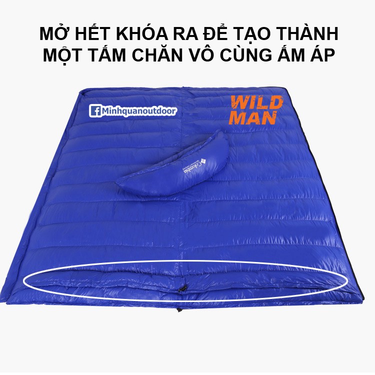 túi ngủ lông vũ COLUMBIA chống nước du lịch phượt văn phòng | BigBuy360 - bigbuy360.vn