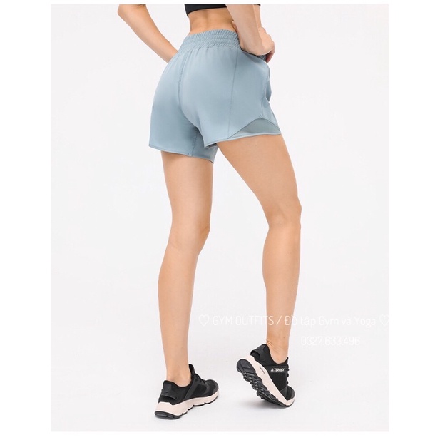 Quần Đùi Thể Thao Lululemon Hotty Hot High Rise Short 4" - Quần Đùi Tập Gym Yoga Cao Cấp