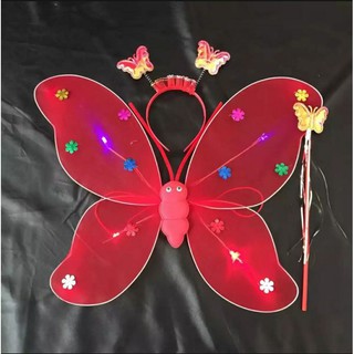 Set bộ cánh bướm chớp đèn cho bé