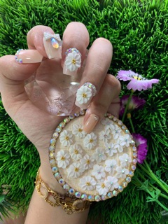 Hoa bột cặp 2 cái NN