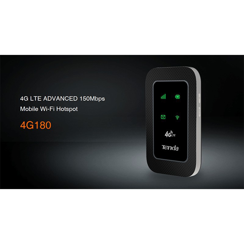 Bộ phát wifi di động 4G Tenda 4G180 Chuẩn 150Mbps - Chính Hãng Tenda