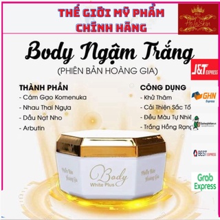 Kem body ngậm trắng vip white mẫu mới - dưỡng trắng body hoàng gia