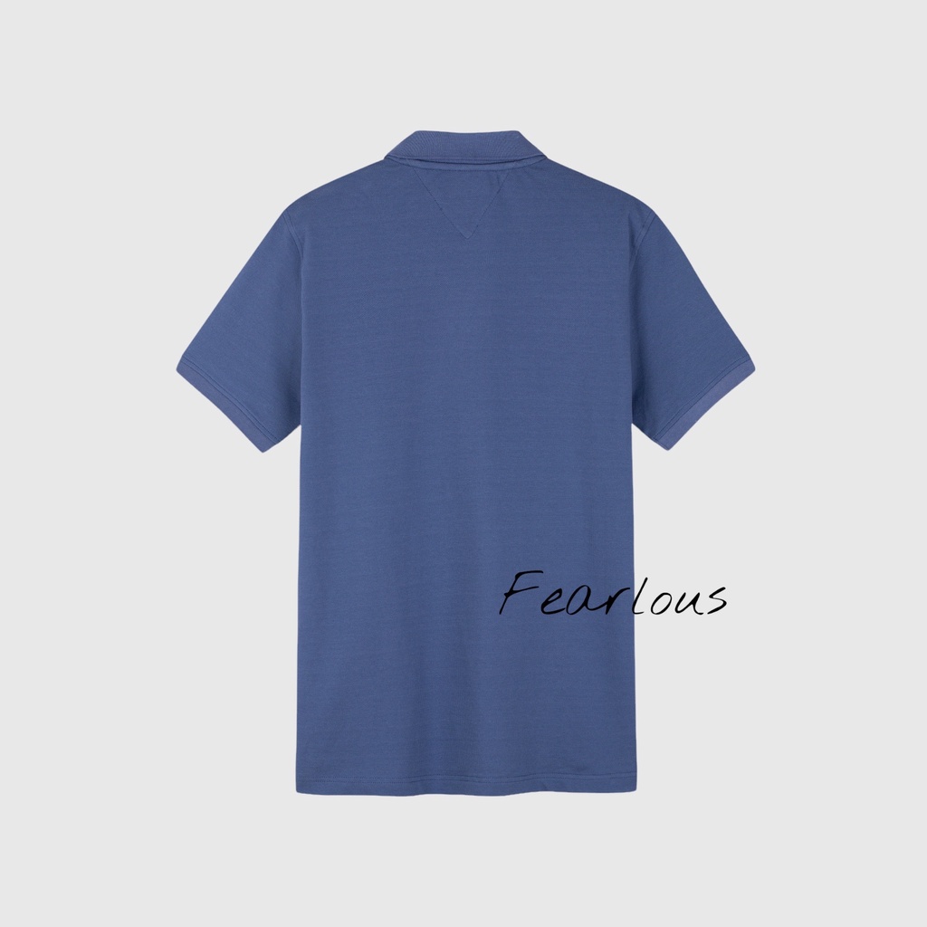 CHÍNH HÃNG | ÁO POLO TOMMY HILFIGER SLIM FIT INDIGO BLUE | FEARLOUS.VN